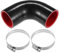 QUARKZMAN Coude À 90° En Silicone De 57Mm (2,24) Avec 4 Plis Et 2 Pinces