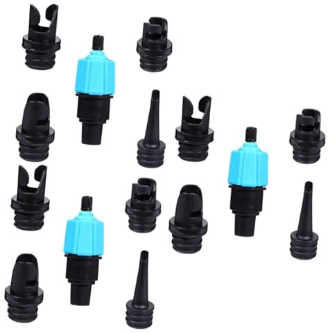 Housoutil 3pcs Electric Pump Adaptor for Inflatable Pool Inflatable Air Pump Adapters for Airbed Heat Resistant Pressure Resistant