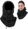 Palwin Balaclava, Sturmhaube Winter Gesichtsmaske, Balaclava Skimaske, Winddichte Skimaske, Motorradmask, Fahrradmaske zum Radfahren Ski Winter Wärmend für Ski Unisex Damen Herren Schwarz
