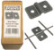 Wire mesh screw on clips, zinc plated finish, give strong fixing point to wire mesh, great for fencing, wire mesh, weld mesh