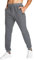 JustSun Jogginghose Herren Trainingshose Männer Sporthose Herren Lang Baumwolle Fitness Freizeithose Herren Reissverschluss Taschen Grau L