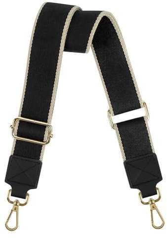 Demarsen 75-145cm Verstellbarer Schultergurt für Taschen,Breite Umhängetaschen Strap 3.8cm Taschengurte zum Wechseln,Tragegurt Schulterriemen mit Karabiner, Taschengurt für Damen & Herren