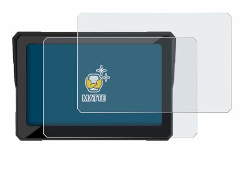 BROTECT Entspiegelungs-Schutzfolie für Carpuride W702 / W702B / W702H / W712D / W702BS 7 (2 Stück) Matte Displayschutz-Folie, Anti-Fingerprint