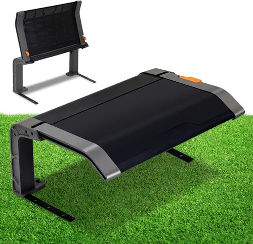 Jiubiaz Klappbare Mähroboter Garage,Garage für Rasenroboter,Rasenmäher Schutzhülle,72x56x36cm,Schutz vor UV,Regen and Hagel,einfacher Aufbau