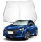 BIXUAN 208 GT Line Parasol Compatible con Peugeot 208 E-208 2019-2024 2025 Parabrisas para el Coche Cubierta Parabrisas Parabrisas Parabrisas Bloqueado UV Cubierta Plegable