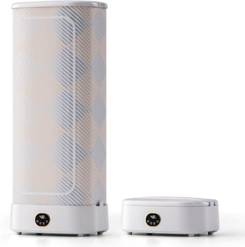 GEJLELDS Séchoir à Linge Automatique | Fer à Repasser à Vapeur Vertical | Circulation d'air Chaud à 360° | Sèche-Linge Pliable pour la Maison, Le Camping, Les Voyages | Repassage Automatique