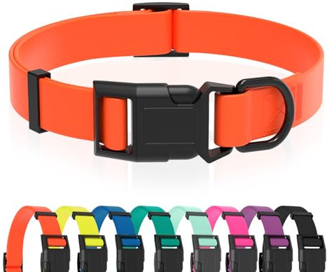 Nimble Collier pour Chien imperméable, Facile à Nettoyer avec Boucle à dégagement Rapide, Convient aux Chiens Petits, Moyens ou Grands