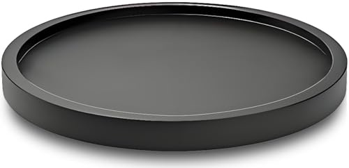 9 Black Bamboo Lazy Susan Organizer Kitchen Turntable for Cabinet Pantry Table Organization