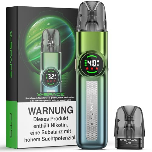 X-SPACE ET5 E Zigarette Pod System Starterkit, Nachfüllbar, DTL/RDL/MTL