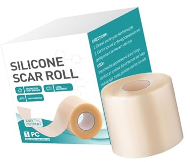 Hydrokolloid Roll für die Wundversorgung, Hydrokolloid-Verbände, flexibles und wasserfestes Verbandklebeband – hautfreundliches Hydrokolloid Pflaster für Blasen, Akne, kleinere Wunden 4x150cm (1)