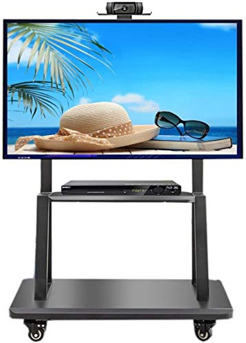 Supporto universale con ruote for TV a schermo piatto da 32 a 75 pollici, LED, LCD, OLED, plasma e curve -, portata 120 kg