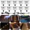 10er Set LED Terrassenbeleuchtung Einbaustrahler Bodeneinbauleuchte Bodenstrahler Aussen Ø31mm DC12V 0.6W LED Boden Licht IP67 Wasserdicht Einbauleuchten Terrasse Küche Garten Led Lampe Warmweiß