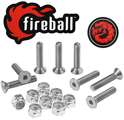 FIREBALL Dragon Skateboard-Hardware-Set, Edelstahl, 1.0