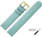 MARBURGER Uhrenarmband 14mm Leder Blau Gold - Montage Set 7611453000220
