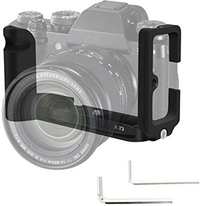 FUGASUN XT3 X-T3 L Plate Hand Grip,XT3 X-T3 L Bracket Holder Handle For FUJI XT3 X-T3 XT-3