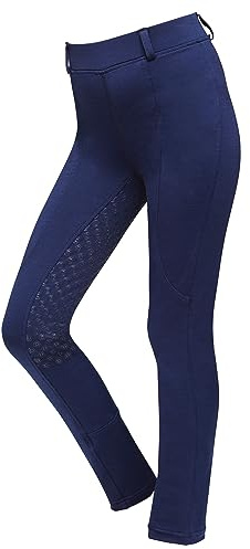 Dublin Performance Cool-It Gel Riding Tights, Navy, Childs 14/26