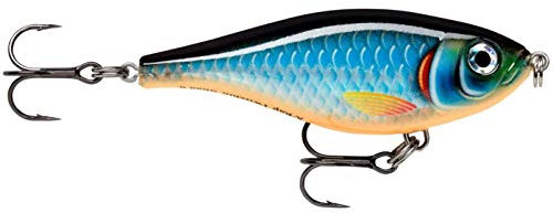 Rapala - X-Rap Twitchin’ Shad Angelköder - Angelzubehör mit durchscheinendem Körper - Salzwasser Spinnköder - Lauftiefe 0.3-0.6m - Fischköder 8cm, 13g - Hergestellt in Estland - Olive Green