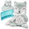 Babykajo Babydecke mit Namen Bestickt – 2in1 Kuscheldecke Wird zusammengerollt zum Kuscheltier – Perfektes Baby Geschenk zur Geburt für Jungen und Mädchen! Babydecke personalisiert.