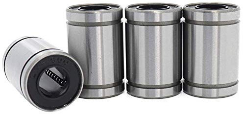 FUSHIBEARING 3D-Drucker CNC-Teile Linearlager Set für JGAurora A5/A5S/A1/A3S - LM10UU (4PCS) aus Hartstahl mit Fett geschmiert