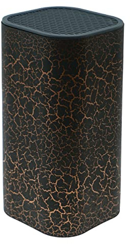 Lashuma Universal Messeraufbewahrung, Messerblock Design: Rost, Großer Messerhalter 11x11x23 cm