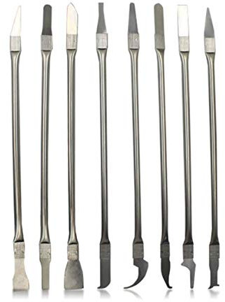 STARWAVE 8 Piece Professional Repair Opening Kit and Screwdriver Set Compatible,Professional Glue Removal Tool for Mobile Phone Repair Remove The Chip Side Glue of The Motherboard Tool