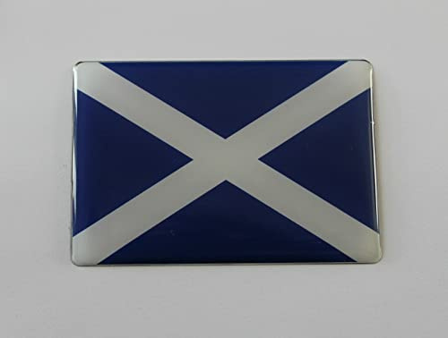 Scotland Saltire Flag Domed Sticker/Decal 64mm