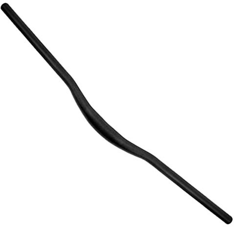 MTB Riser Lenker 31,8 Mm * 780 Mm Mountainbike Lenker Aluminiumlegierung Extra Langer Riser Lenker 25 Mm Rise Fahrradlenker XC (Color : 780mm Black)