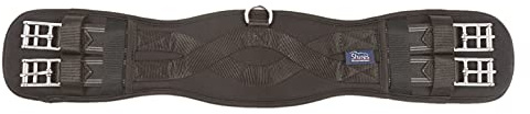 Shires Memory Foam Horse Dressage Girth (24in) (Brown)