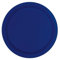 Unique- Assiettes en Carton Écologiques-23 cm-Couleur Bleu Marine-16 Pièces (Lot de 1), 30949EU, Navy Blue
