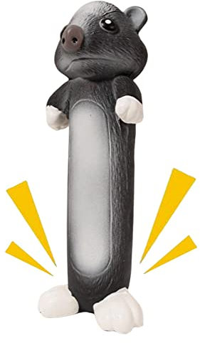 smashing Juguete de látex para perros – Juguete chirriante para perro de Otters con sonido Squeaker, juguete para perros gruñidos para apretar para perros en la caza