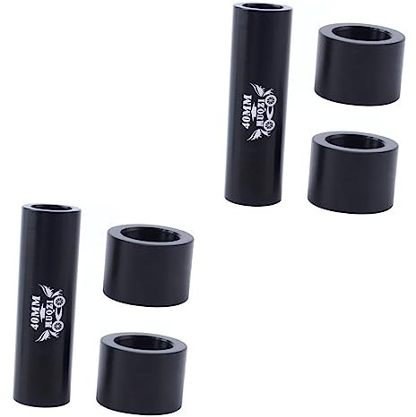 CLISPEED 2st Heimtrainer Fahrrad 40mm Hülse Aluminiumhülse Metallhülle Für Fahrrad Absorberhülse Ärmel Stoßdämpfer