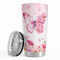SANDJEST Butterfly Tumbler 20oz Butterfly Gifts for Women Girl Teen Stainless Steel Insulated Tumblers Coffee Travel Cup Mug Gift for Birthday Christmas
