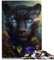 Puzzle für Kinder, Fantasy Black Panther, 1000-teiliges Puzzle für Erwachsene, Holzpuzzle, geeignet für Erwachsene und Kinder ab 12 Jahren, Aktivitätspuzzle für die ganze Familie, Größe: 50x75 cm