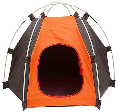 Outdoor-Zelt, tragbares Haustierzelt, wasserdicht, Oxford-Stoff, Hundehütte, faltbar, Camping, Katzenbett, Unterstände
