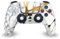 Head Case Designs Weiß, Gold Und Schwarz Marmor Vinyl Frontplatte Haut Gaming Aufkleber Abziehbild Abdeckung kompatibel mit Sony Playstation 5 PS5 DualSense Controller