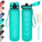 Gobravio Water Bottle 1l BPA Free Sports Bottle Leakproof Dishwasher Safe for Teenager, Adult, Sports, Hiking, Gym, Outdoor, School & Office