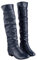 HAOLEI 2024 Black Friday Offerte Lampo: Stivali Alti Donna Natale Regali Western Boots Anfibi Sexy Fashion Nightclub Scarpe con Tacco Alto Stivali Alti Donna Sopra il Ginocchio Invernali in Offerta