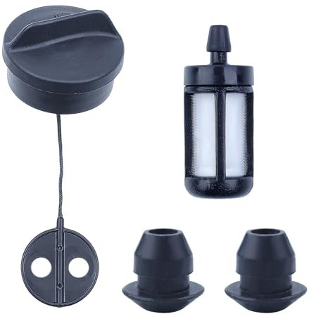 AUMEL Kraftstofftankdeckel mit Kraftstofffilter für Stihl FS38 FS45 FS46 FS48 FS52 FS55 FS56 FS62 FS66 FS72 FS75 FS76 FS80 FS81 FS85 FS88 Motorsense mit Rohrset FS120