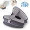 Almohadillas elevadoras de piernas, almohadillas ortopédicas para piernas, rodilleras para personas con férulas laterales, almohadillas de soporte para piernas para aliviar el dolor de espalda(Gris)