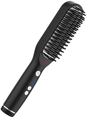 PLAFOPE Brosse Chauffante Professionnelle De Température Pour Cheveux Et Moustache Lisseur Électrique EU Plug Idéal Pour Femmes Et Filles