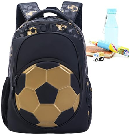 Sac à dos pour garçons – Sacs d’école primaire et de football pour 8 à 10 ans | étanche de sport | universitaire, camping et campus