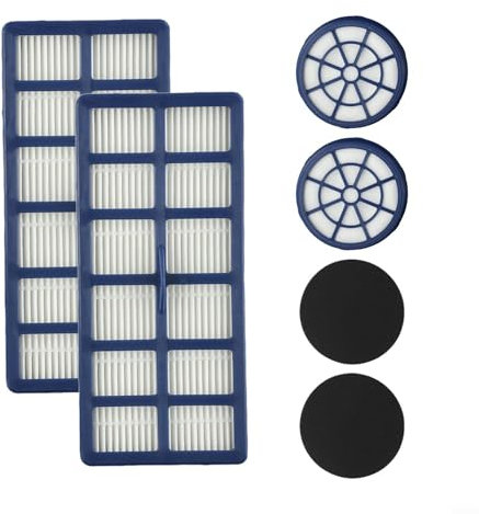Lot de 6 filtres de rechange pré-moteur et d'échappement pour aspirateur Hoover pour Breeze U81