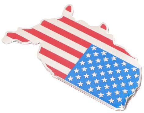 Mikinona Autoaufkleber Flagge Für Pickup Trucks Langlebig Und Lichtbeständig Patriotische Dekoration Für Fahrzeuge Einfache Installation Der Heckklappe Auffälliges