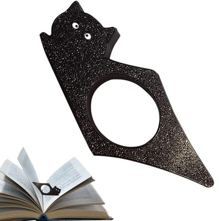Book Weight Page Holder, Cat Design Thumb Books Holders, Portable Readings Gadget Desk Accessory, Fun Supply for Reading, Lovers, Students, Readers, Library, Homes