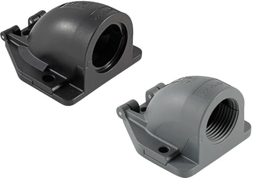 Icotek 31383.900 Kabeldurchführung gewinkelt Schwarz 1 St.
