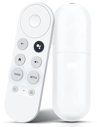 Sostituzione Telecomando Google Chromecast TV, Compatibile con G9N9N Telecomando Chromecast, Con YouTube Netflix Tasti, Telecommande pour Snow Google Chromecast 4K HD Streaming Stick