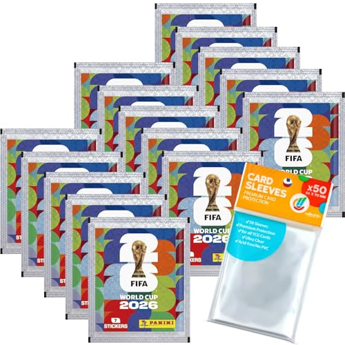 Bundle mit WM 2026 Sticker - 15 Tüten + exklusive collect-it Hüllen