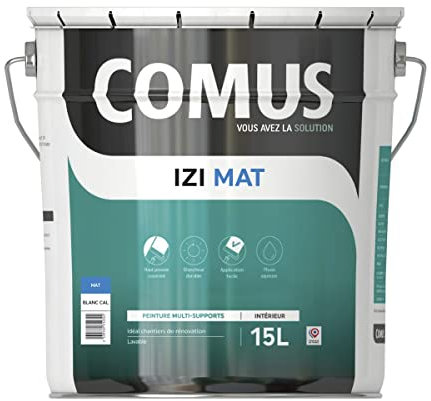 Izi'mat 15L - Peinture Acrylique D’Aspect Mat en phase Aqueuse