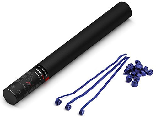 Handheld Cannon Streamers Dark Blue 50cm