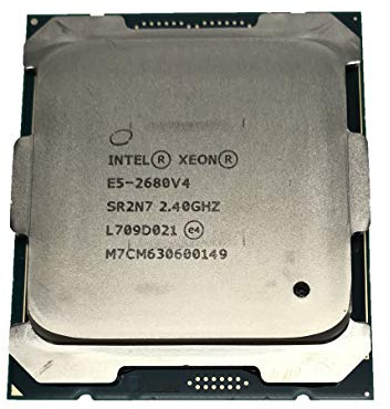 Intel Xeon E5-2680 V4-sr2 N7, 2.4GHz, 14-core, 9.6GT/s QPI, 35MB SmartCache, 120W (certificado reacondicionado)